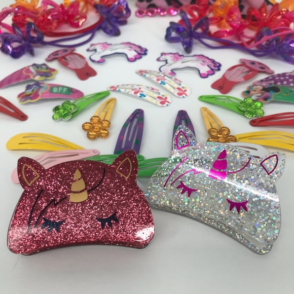 Little Girls BFF or Sisters Matching Hair Accessories Bundle - Picture 2 of 8